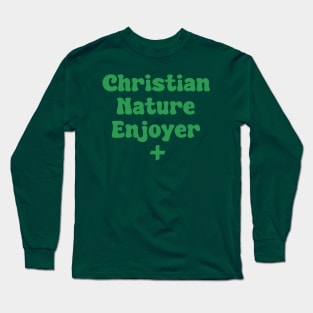 Christian Nature Enjoyer Long Sleeve T-Shirt